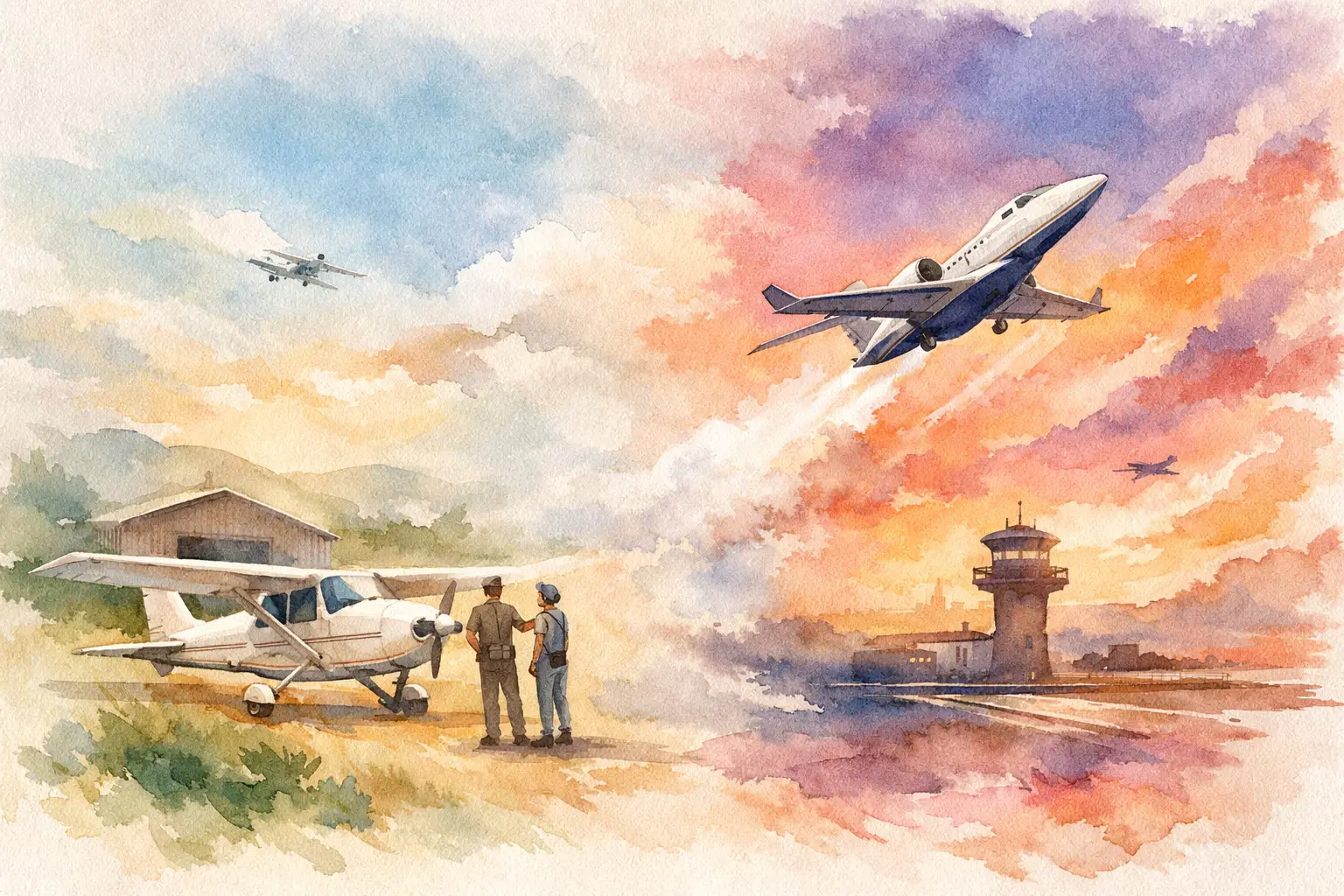 Traditional vs Accelerated Flight Training